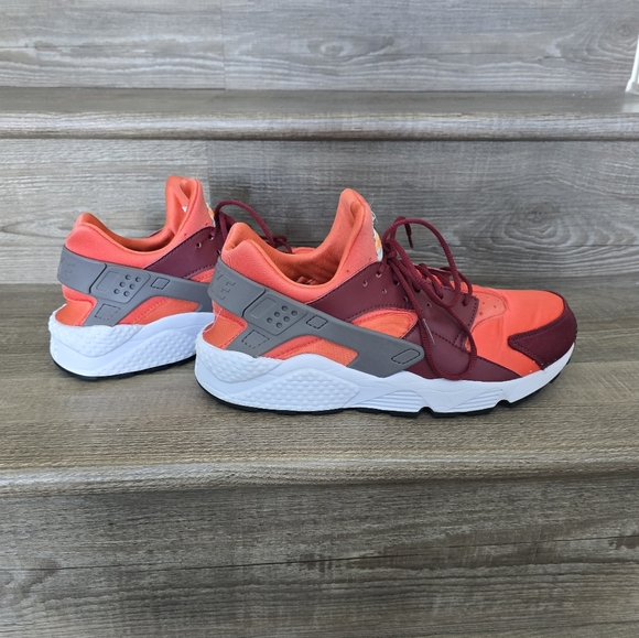 Nike Air Huarache 318429 054 Men's running shoes "Red Coral" Gunsmoke/Team - Picture 2 of 7